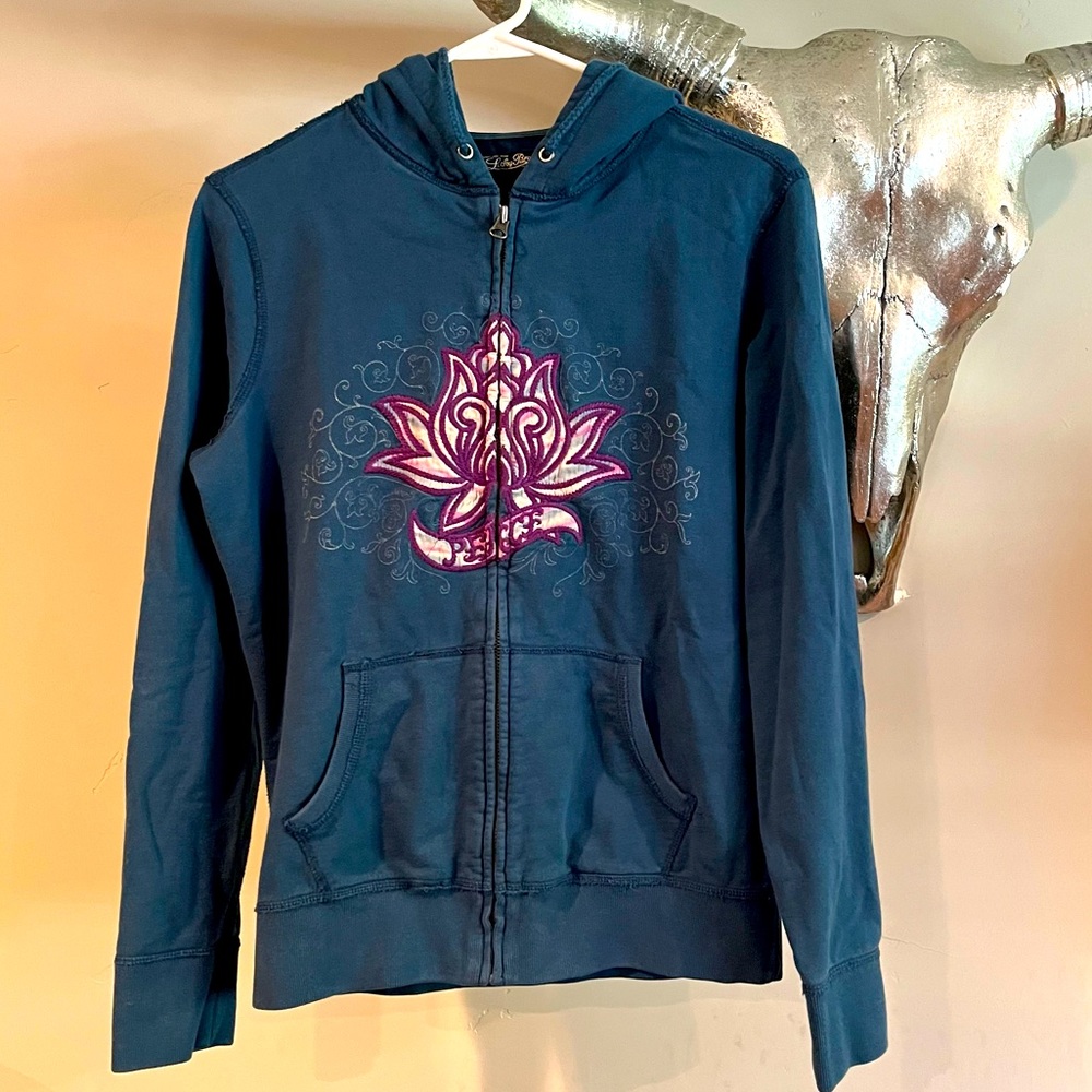 Lucky Brand Lotus Sweatshirt Sz M